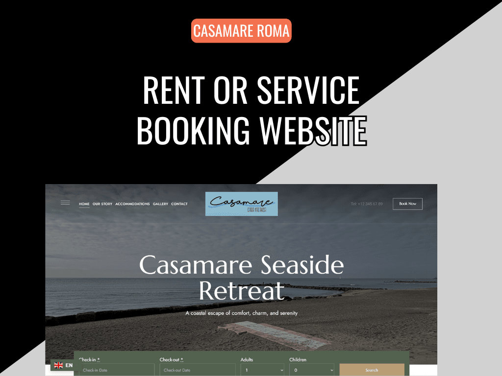 Casamare Roma porfolio showcase